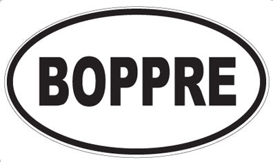 BOPPRE - Oval Magnet