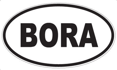 BORA - Oval Magnet