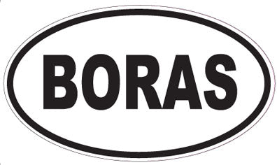 BORAS - Oval Magnet