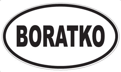 BORATKO - Oval Magnet