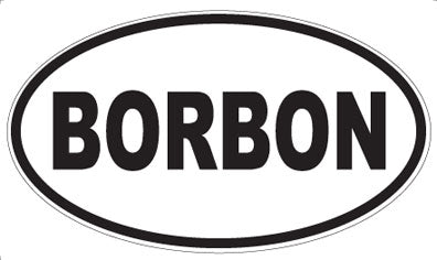BORBON - Oval Magnet