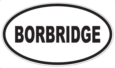 BORBRIDGE - Oval Magnet