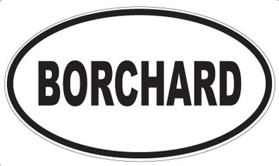 BORCHARD - Oval Magnet