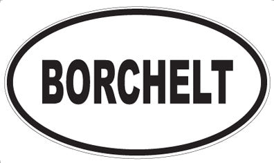 BORCHELT - Oval Magnet