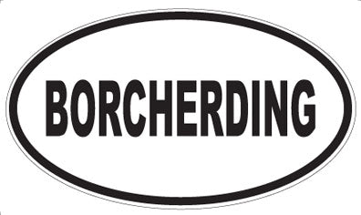 BORCHERDING - Oval Magnet