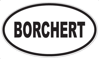 BORCHERT - Oval Magnet