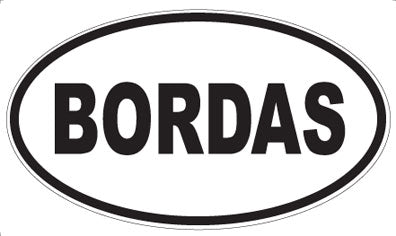 BORDAS - Oval Magnet