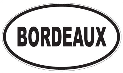 BORDEAUX - Oval Magnet