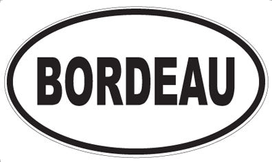 BORDEAU - Oval Magnet