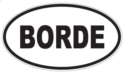 BORDE - Oval Magnet