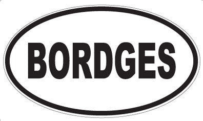 BORDGES - Oval Magnet