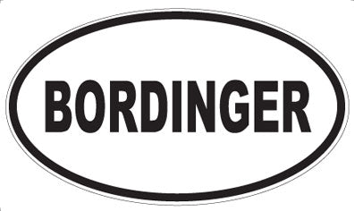 BORDINGER - Oval Magnet