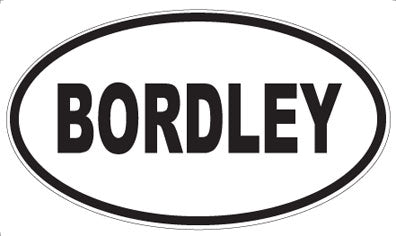 BORDLEY - Oval Magnet
