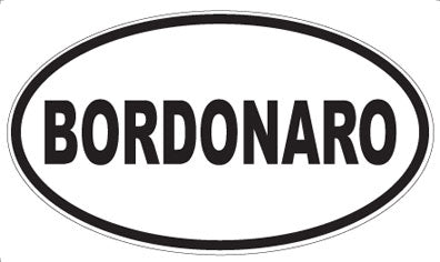 BORDONARO - Oval Magnet