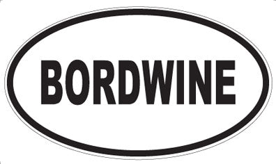 BORDWINE - Oval Magnet