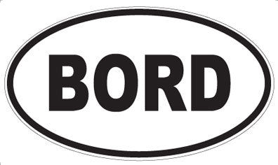 BORD - Oval Magnet