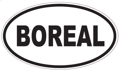 BOREAL - Oval Sticker