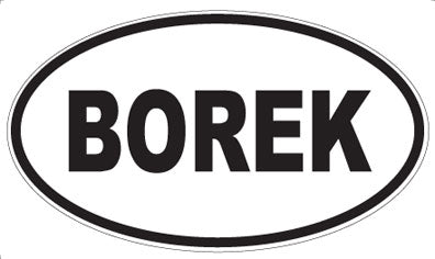 BOREK - Oval Magnet