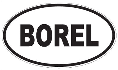BOREL - Oval Magnet