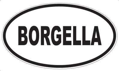 BORGELLA - Oval Magnet