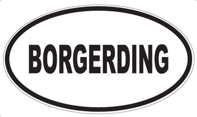 BORGERDING - Oval Magnet