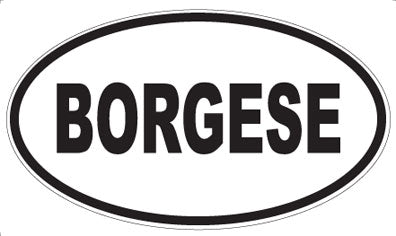 BORGESE - Oval Magnet