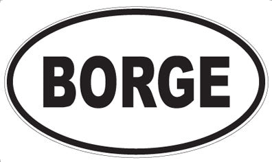 BORGE - Oval Magnet