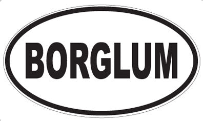 BORGLUM - Oval Magnet