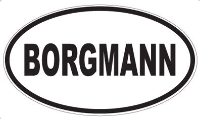 BORGMANN - Oval Magnet