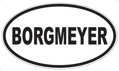 BORGMEYER - Oval Magnet