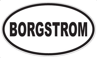 BORGSTROM - Oval Magnet