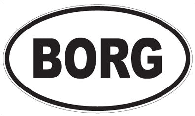 BORG - Oval Magnet