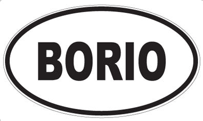 BORIO - Oval Magnet