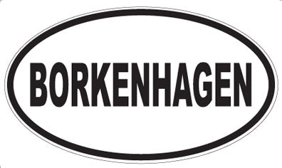 BORKENHAGEN - Oval Magnet