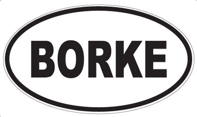 BORKE - Oval Magnet