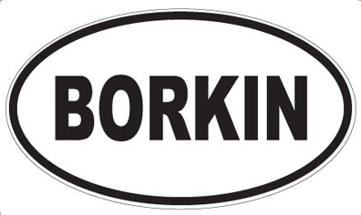 BORKIN - Oval Magnet