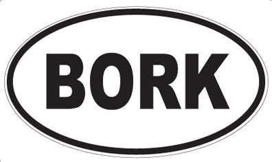 BORK - Oval Magnet