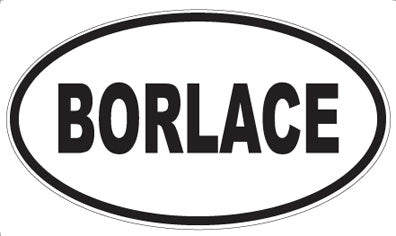 BORLACE - Oval Magnet