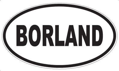 BORLAND - Oval Magnet