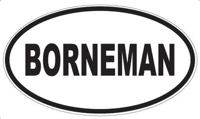 BORNEMAN - Oval Magnet