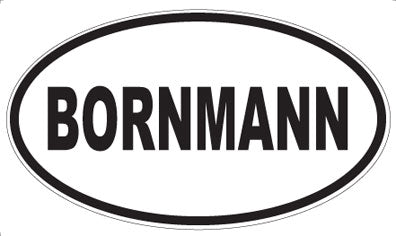 BORNMANN - Oval Magnet