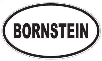 BORNSTEIN - Oval Magnet