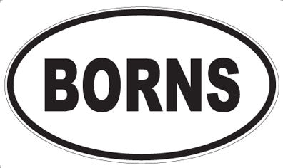 BORNS - Oval Magnet