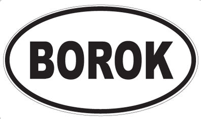 BOROK - Oval Magnet