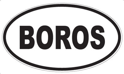 BOROS - Oval Magnet