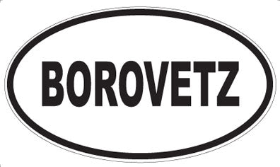 BOROVETZ - Oval Magnet