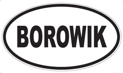 BOROWIK - Oval Magnet