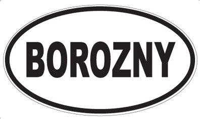 BOROZNY - Oval Magnet