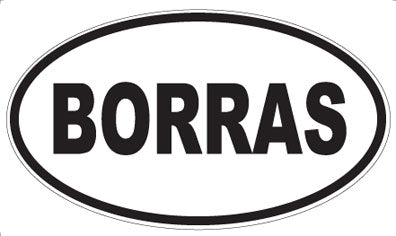 BORRAS - Oval Magnet