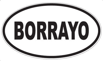 BORRAYO - Oval Magnet